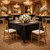 BLACK SPUN TABLE TOPS