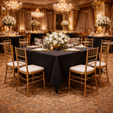BLACK SPUN TABLE TOPS