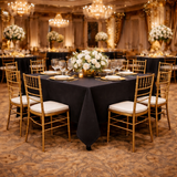 BLACK SPUN TABLE TOPS