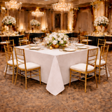 WHITE SPUN TABLE TOPS