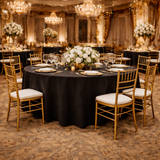 BLACK SPUN TABLE TOPS