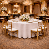 WHITE SPUN TABLE TOPS