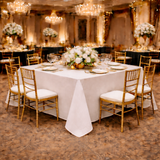 WHITE SPUN TABLE TOPS